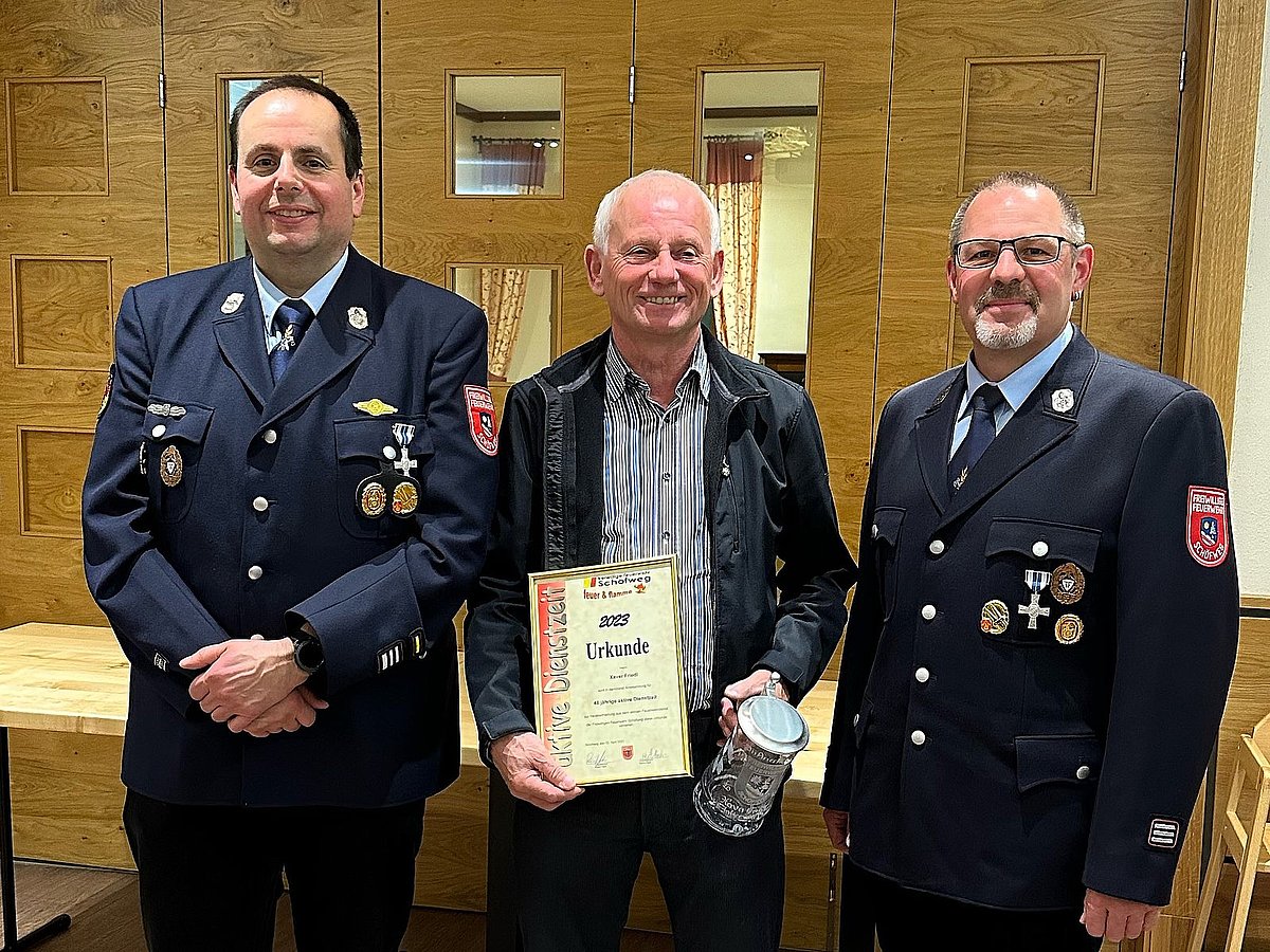 Feuerwehr Schöfweg zieht Bilanz über die letzten 3 Jahre - Schöfweg